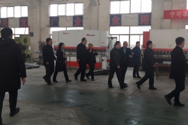 熱烈歡迎宿遷市（shì）副市長和區領導到“奧爾特”蒞（lì）臨（lín）指（zhǐ）導工作和參觀公司產品，